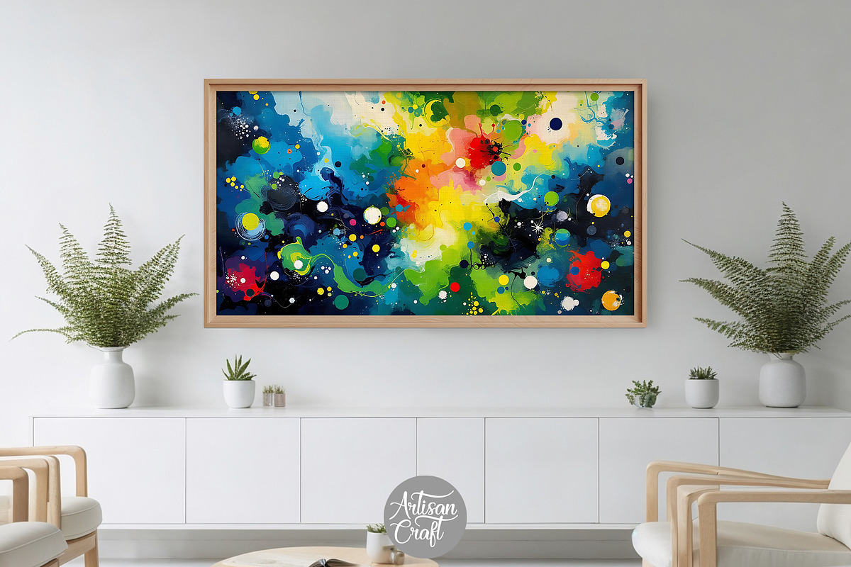 Abstract art painting for Frame TV, a Background Graphic by Artisan Craft (Photo 2 of 5)