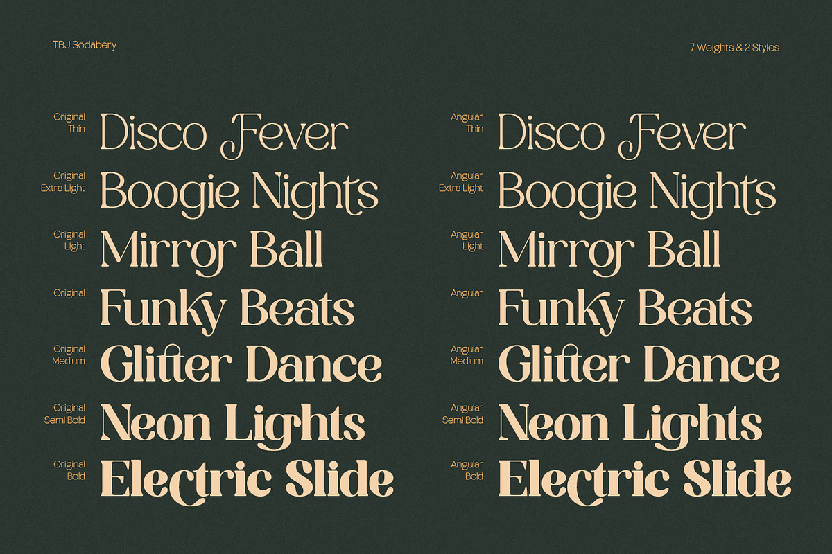 TBJ Sodabery Serif Retro Family, a Serif Font by Taboja Studio (Photo 5 of 21)