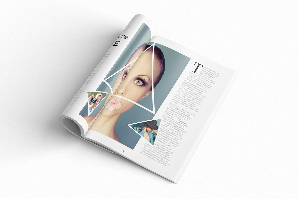 Magazine Template InDesign 10, a Magazine Template by Love Graphic Design (Photo 7 of 28)