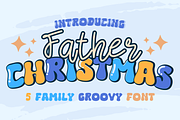 Father Christmas is a groovy font, a Handwritten Font by Brown Cupple (Thumbnail 1 of 13)