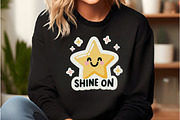 Funny,Shine On Sticker PNG, an Illustration by DreamCafeArt (Thumbnail 2 of 7)
