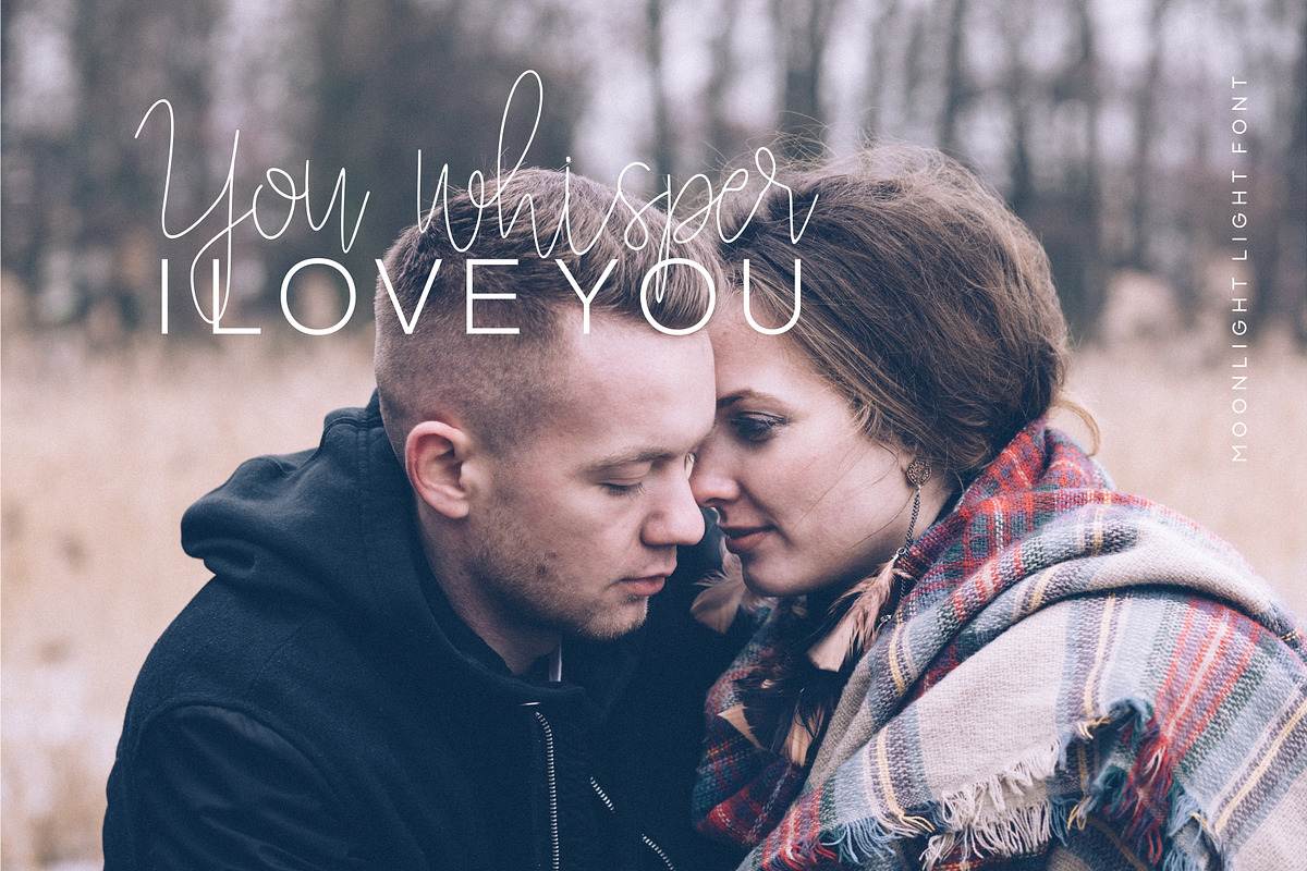 Moonlight Script, a Script Font by Anatadesign (Photo 9 of 10)