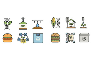 Illustration of modern agriculture, an Object Illustration by ZinetroN