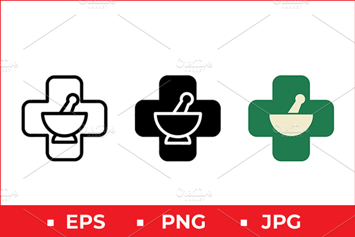 Pharmacy Cross Icons, a Solid Icon by Artonix (Photo 1 of 2)