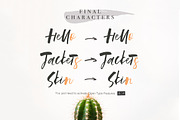 Dessetum Font, a Script Font by Calamar Studio (Thumbnail 13 of 14)