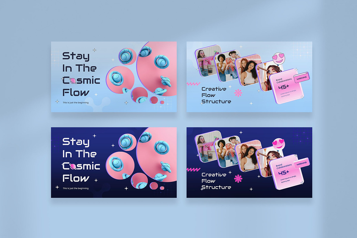 Y2K Creative Slides Google Slides, a Presentation Template by New Coral Design (Photo 4 of 6)