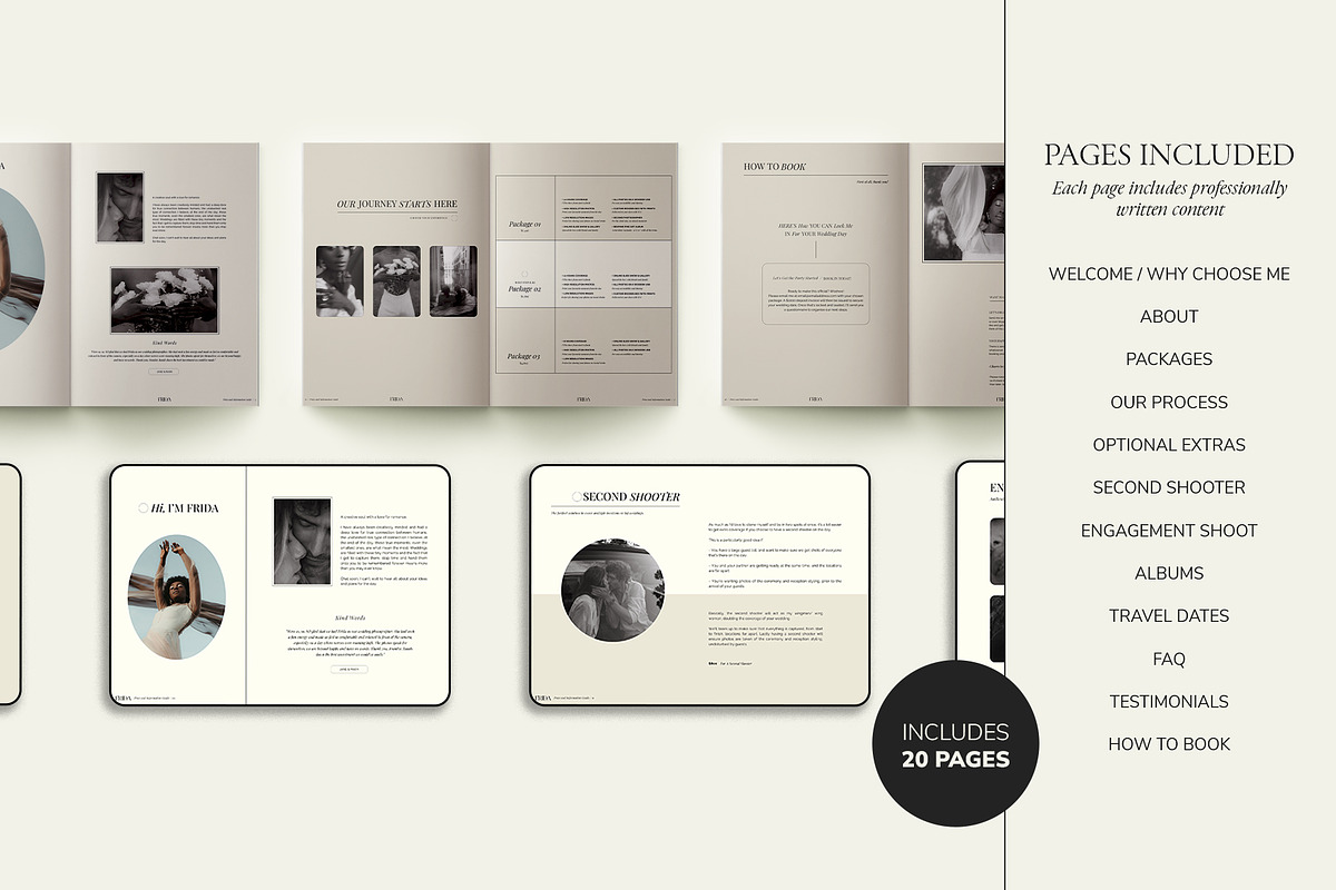 Editorial | Photo Price Guide Canva, a Templates & Theme by Studio Leelou (Photo 3 of 9)