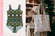 Wandering Bohemian Folk Florals, a Pattern Graphic by Flora Wild Designs (Thumbnail 6 of 10)