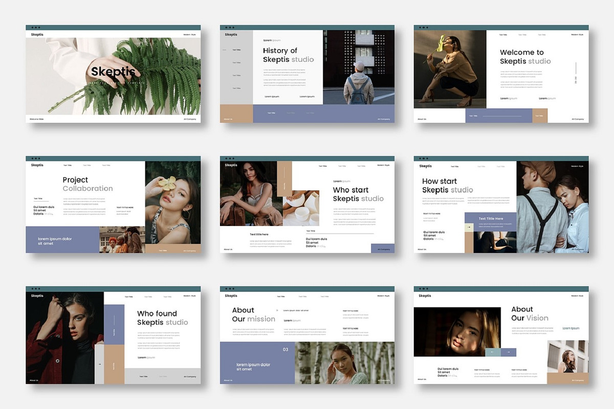 Skeptis - Business Google Slide Temp, a Presentation Template by Dens Creative Studio (Photo 2 of 6)