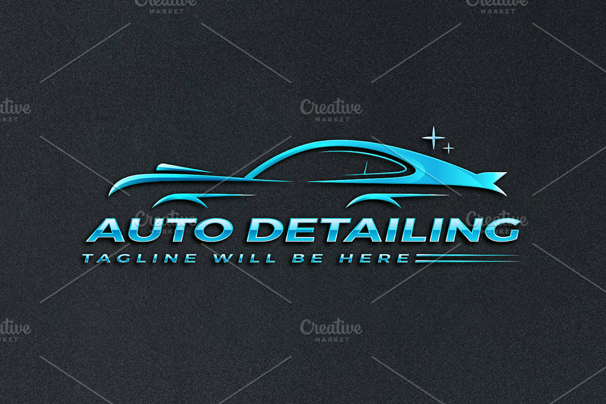 Auto Detailing Logo, Car Wash Logo, a Branding & Logo Template by Nahid Hasan Nilim (Photo 4 of 7)
