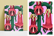 Abstract floral poster designs set, a Decorative Illustration by Good Studio (Thumbnail 4 of 8)