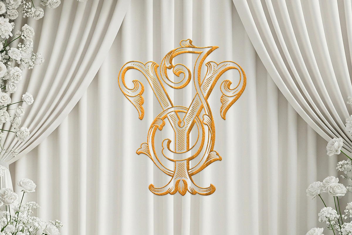 JY Monogram Vintage, an Object Graphic by Kaizla03
