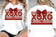 Retro XOXO Coquette Valentines PNG, an Illustration by Libby Wishes (Thumbnail 1 of 5)