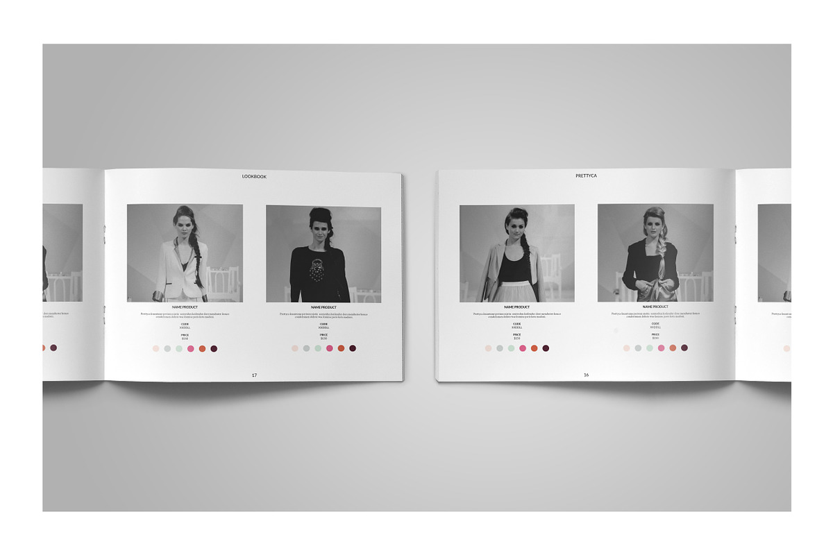Prettyca Lookbook, a Brochure Template by Firtana (Photo 6 of 14)