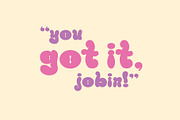 Thickum Thighs - juicy display font, a Serif Font by Font Infusions (Thumbnail 3 of 13)
