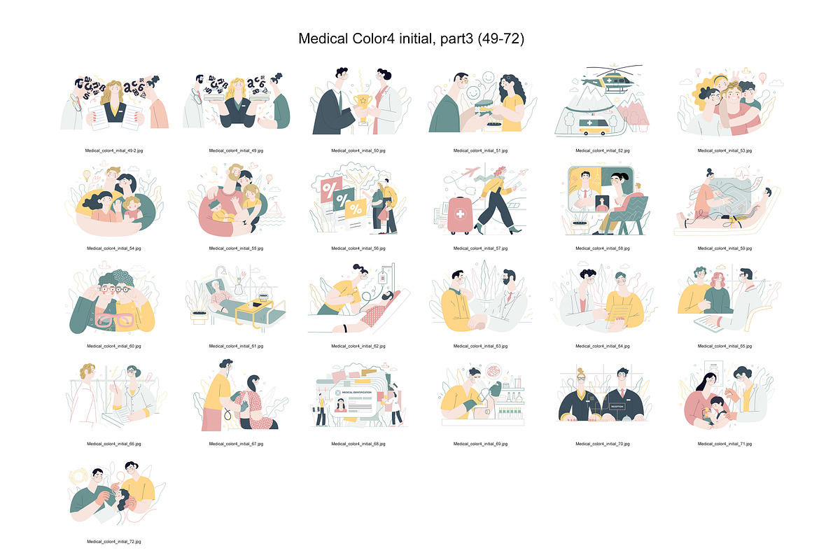Medical, Part 3, colors 2&4, a Templates & Theme by Grivina's shop (Photo 11 of 19)