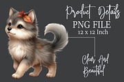 Watercolor Fall Autumn Wolf Clipart, an Illustration by Rose Art (Thumbnail 7 of 8)