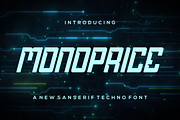 Monoprice, a Sans Serif Font by riotama85 (Thumbnail 1 of 6)