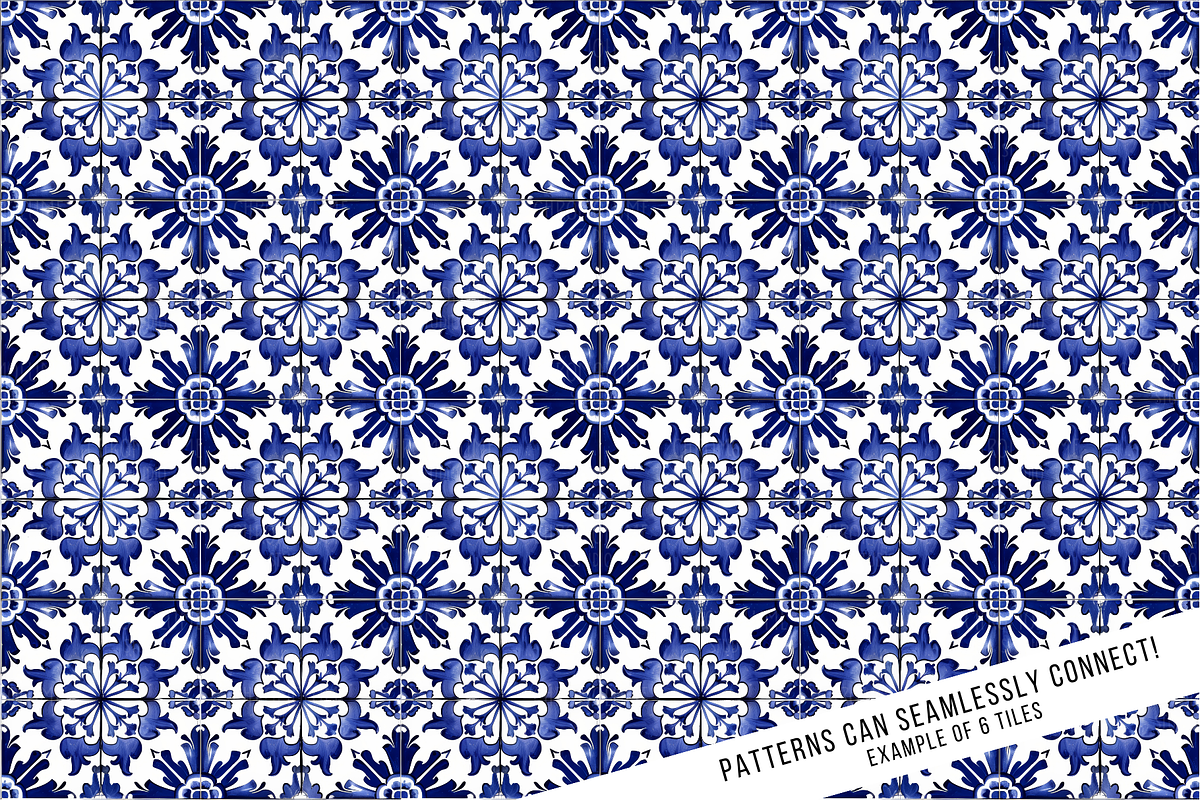 Sicilian Majolica Tile Patterns, a Pattern Graphic by Chromolume Studio (Photo 20 of 28)