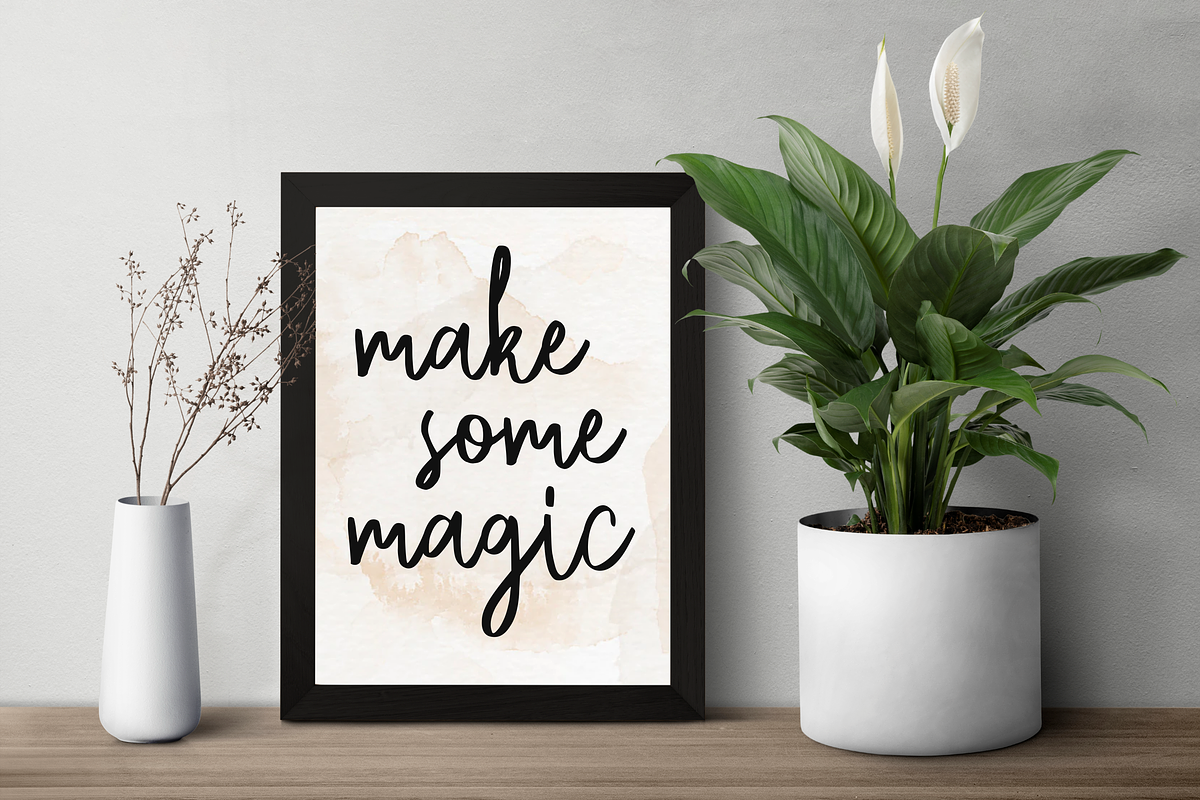 Camedyan, a Script Font by Essentials Studio (Photo 2 of 8)