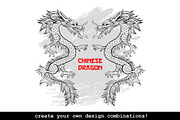 Chinese Dragon Vector Illustrations, a Background Graphic by ilonitta (Thumbnail 8 of 14)