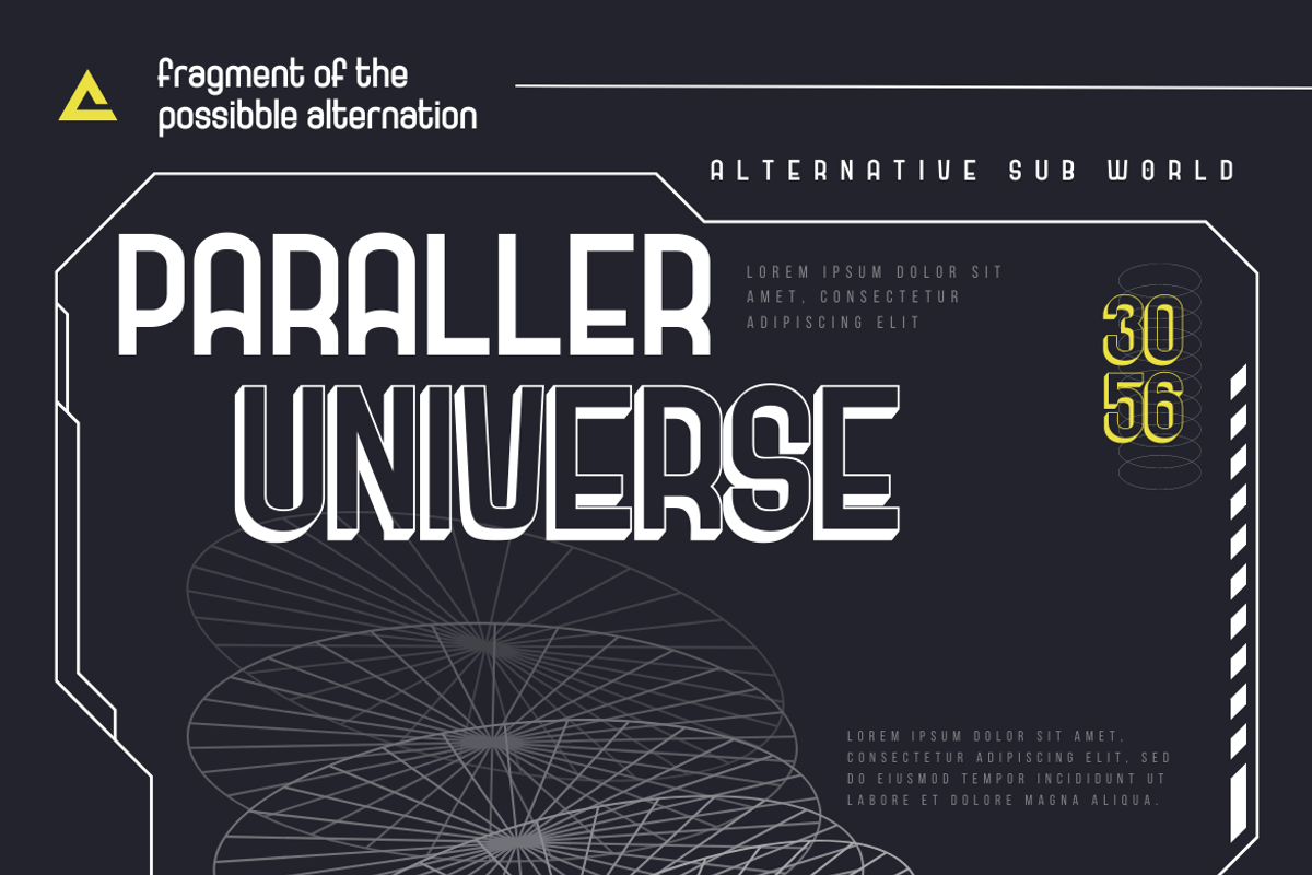 Goxac | Futuristic Font, a Sans Serif Font by twinstd (Photo 3 of 13)