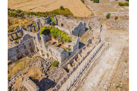 Ruins of the ancient Lycian city, an Architecture Photo by Elizaveta Galitskaya