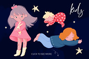Good night  kids design creator, an Animal Illustration by Beauty Drops (Thumbnail 3 of 9)