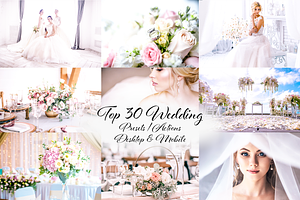 Top 30 Wedding Presets / Actions