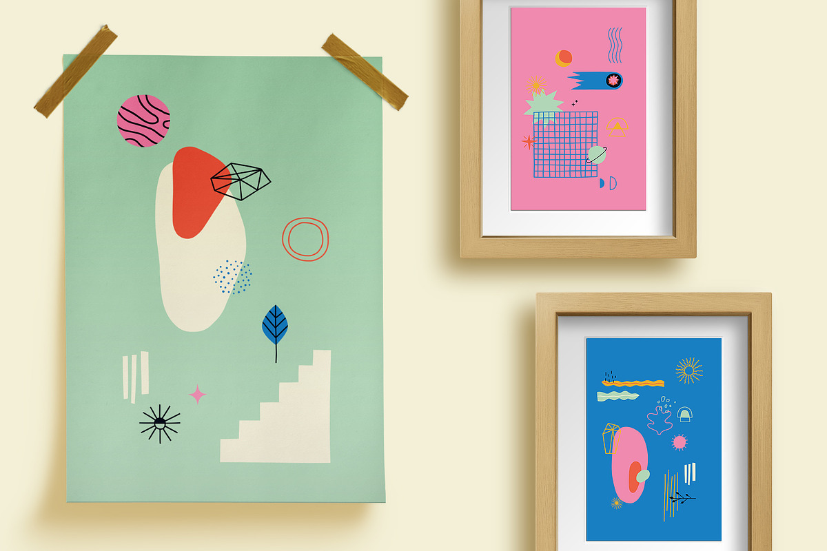 Mystical & Abstract Patterns, Vector, a Pattern Graphic by Carole Chevalier (Photo 3 of 8)