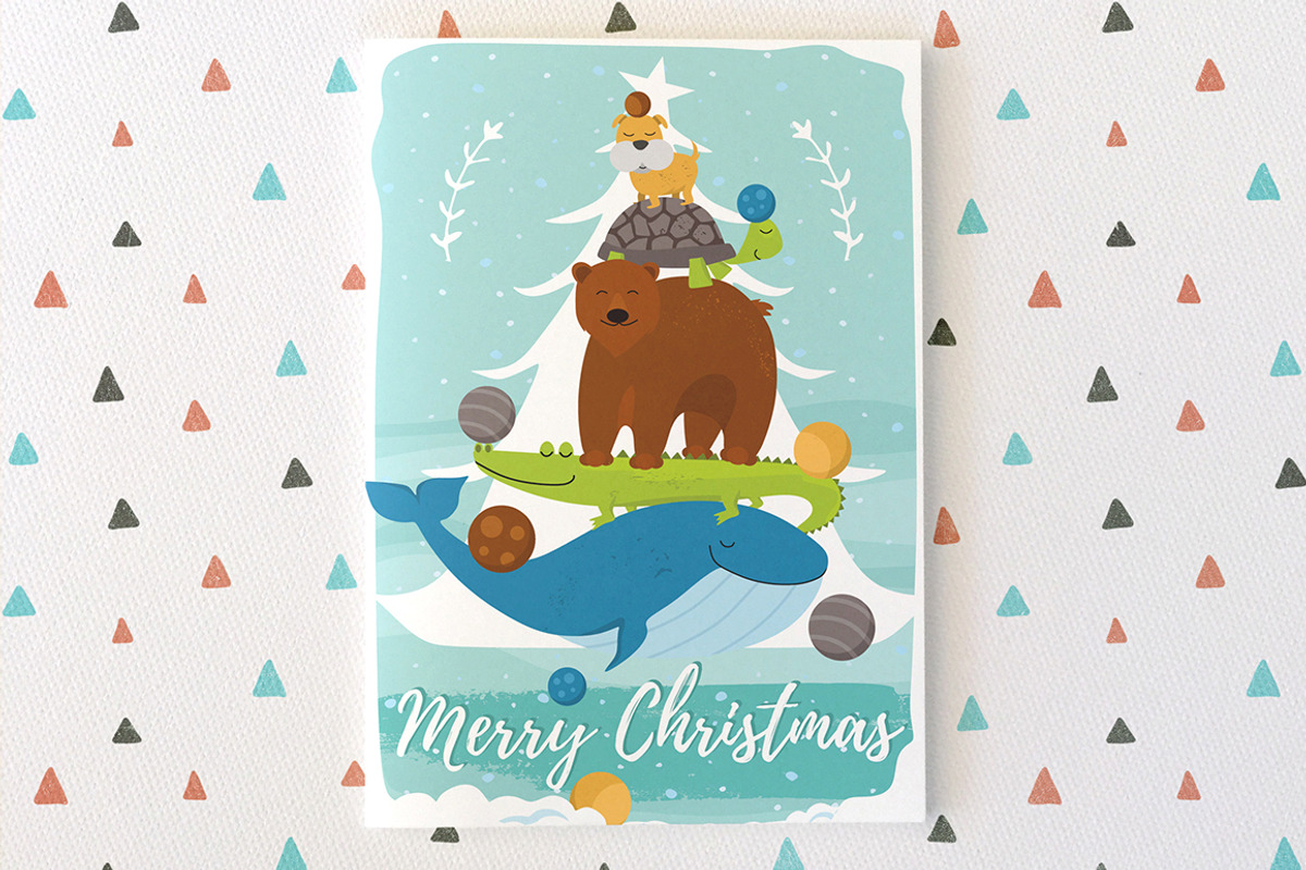 Christmas Card, a Card Template by land art (Photo 2 of 4)