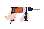 Repair, building tools in hands set, a Work Illustration by Good Studio (Thumbnail 2 of 9)
