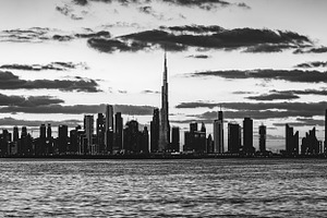 Skyscrapers skyline of Dubai, UAE.