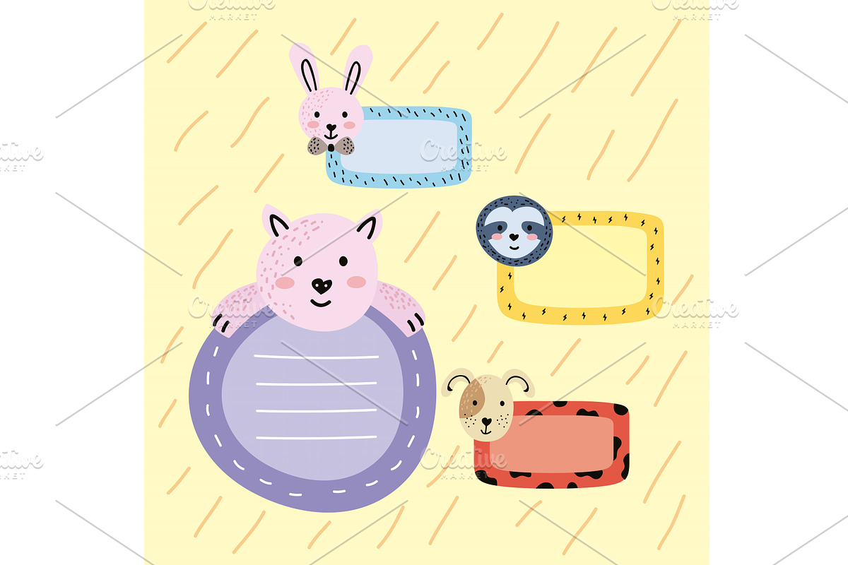 cute planner four notes, an Object Illustration by studiogstock