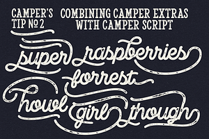 Camper Font Pack