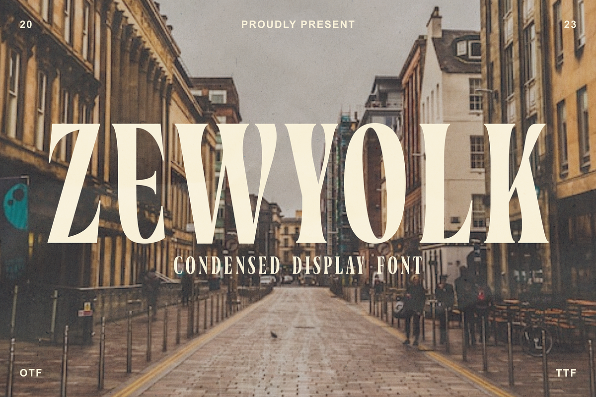 Zewyolk - Bold Condensed Display | Creative Market Zewyolk - Bold Condensed Display | Creative Market