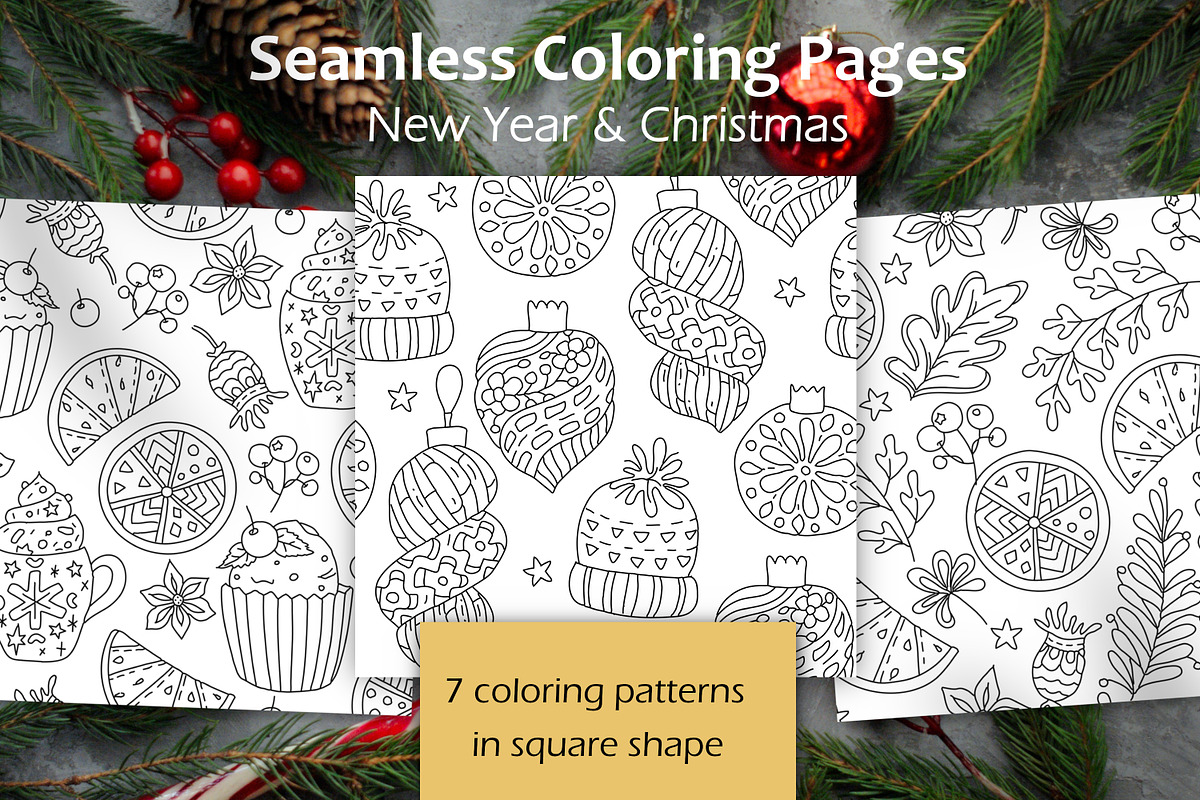 Adult Coloring Book | Whole Shop, a Graphic by ChristinaDesigns (Photo 21 of 28)