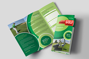 Golf Tournament Brochure Template, a Brochure Template by StockLayouts