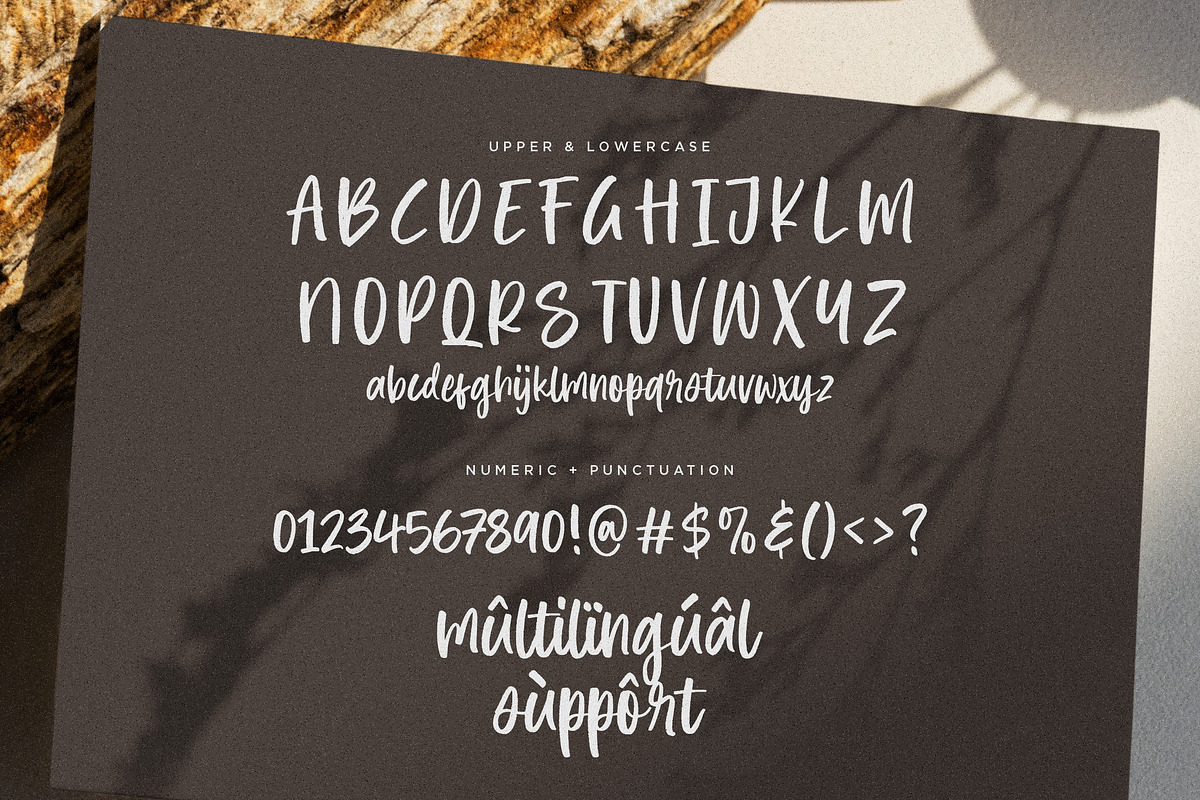 Peanut Toast - Handbrushed Font, a Script Font by Letterative Studio (Photo 5 of 5)