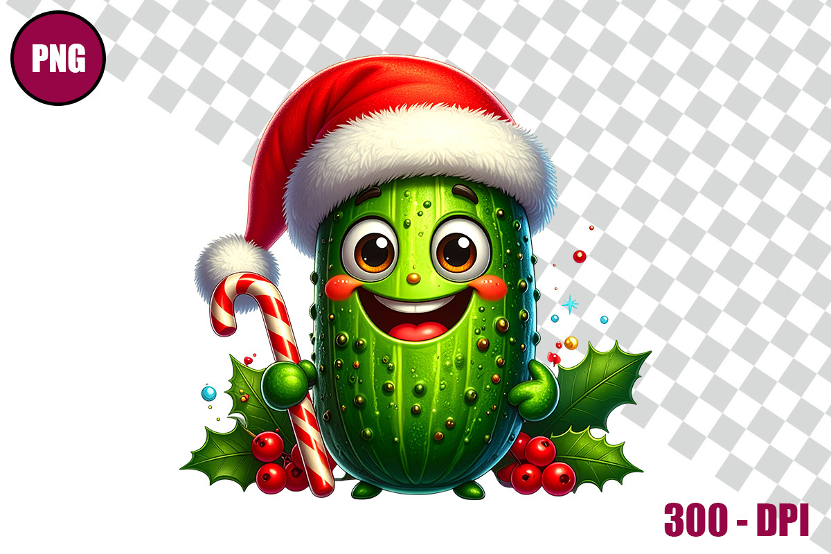 Christmas Pickles Clipart Bundle, a Decorative Illustration by taramija (Photo 10 of 26)