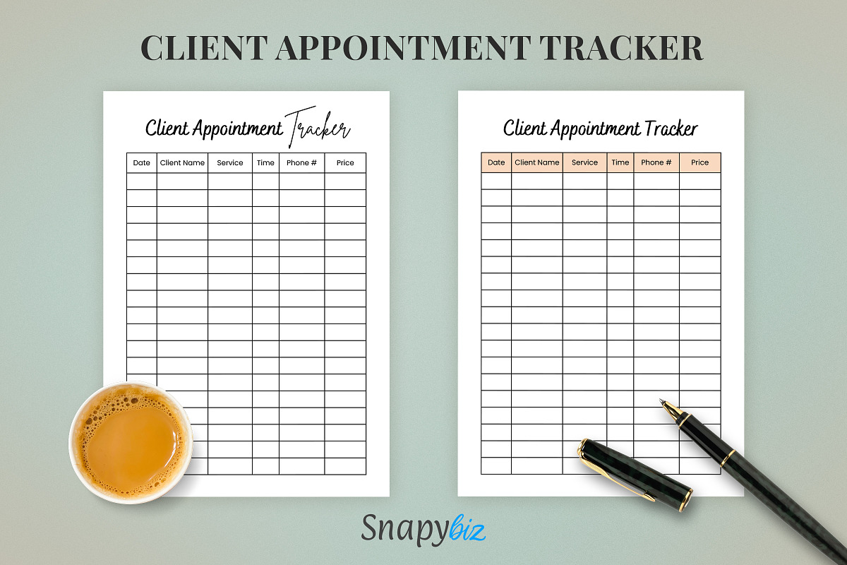 Editable Client Appointment Tracker