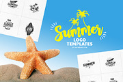 Summer Logo Templates, a Branding & Logo Template by Easybrandz (Thumbnail 1 of 3)