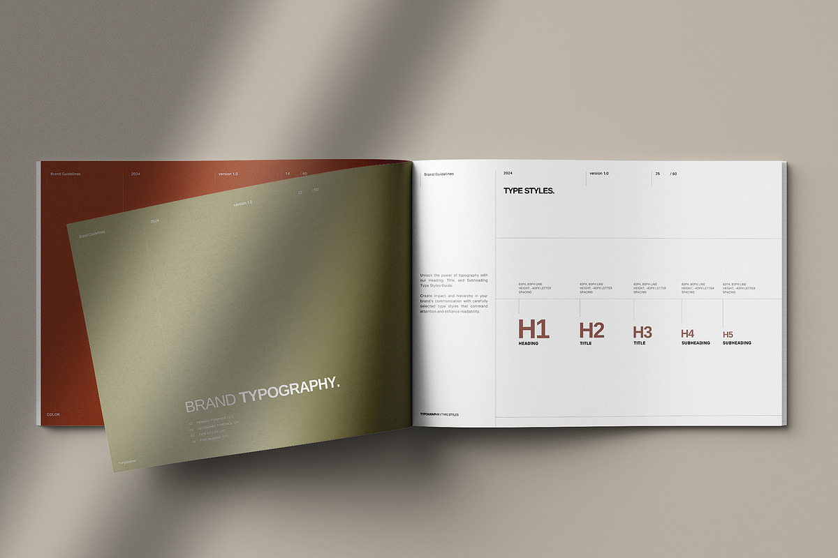 Brand Style Guide, a Branding & Logo Template by Prapti Design (Photo 4 of 12)