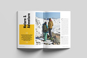 Travel & Explore Magazine Template, a Magazine Template by Cleffon_Graphic_Studio (Thumbnail 8 of 11)