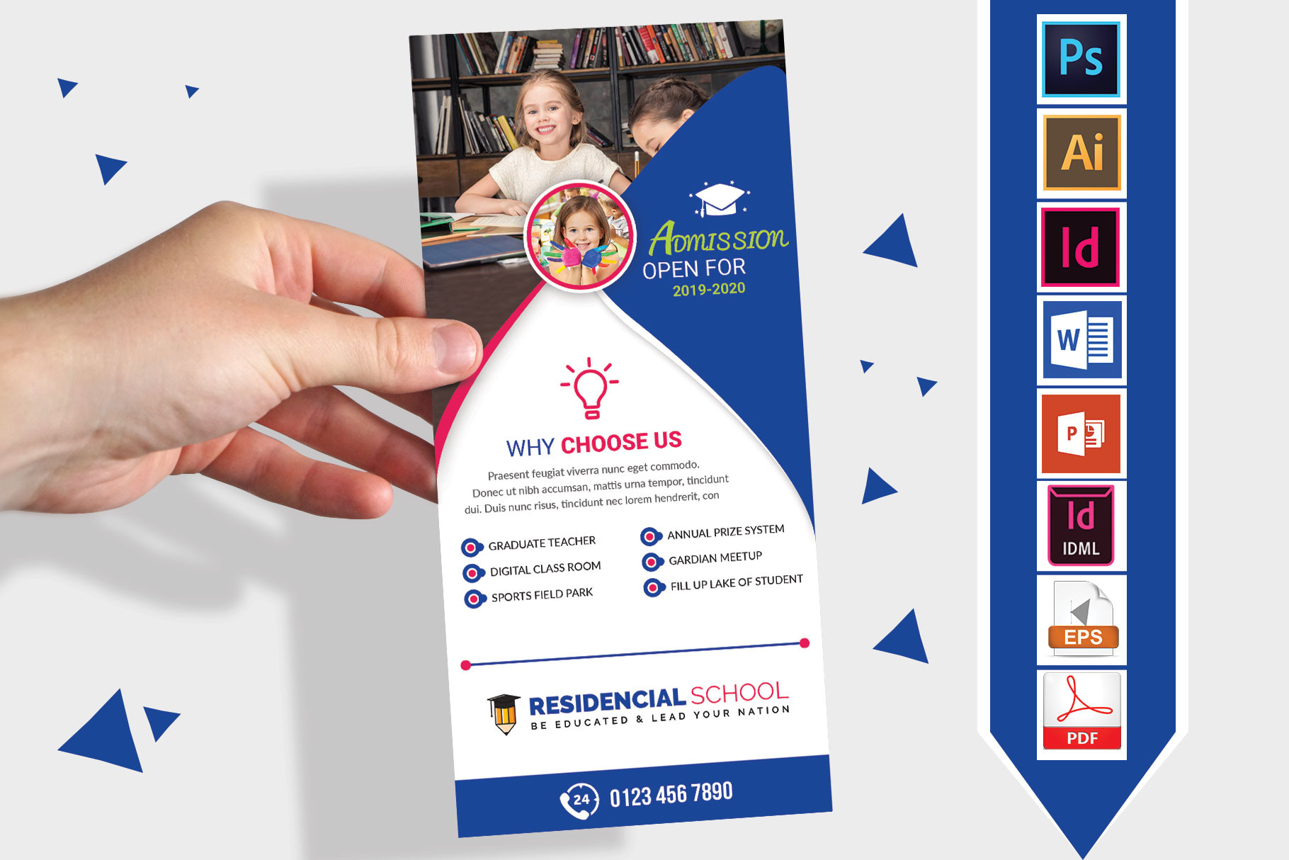 Rack Card | School DL Flyer Vol-02, a Flyer Template by Imagine Design ...