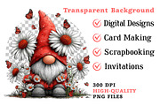 Whimsical Spring Gnome Butterflies, an Illustration by Dream Creation (Thumbnail 7 of 7)