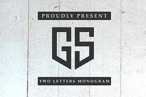 Two Letter Monogram