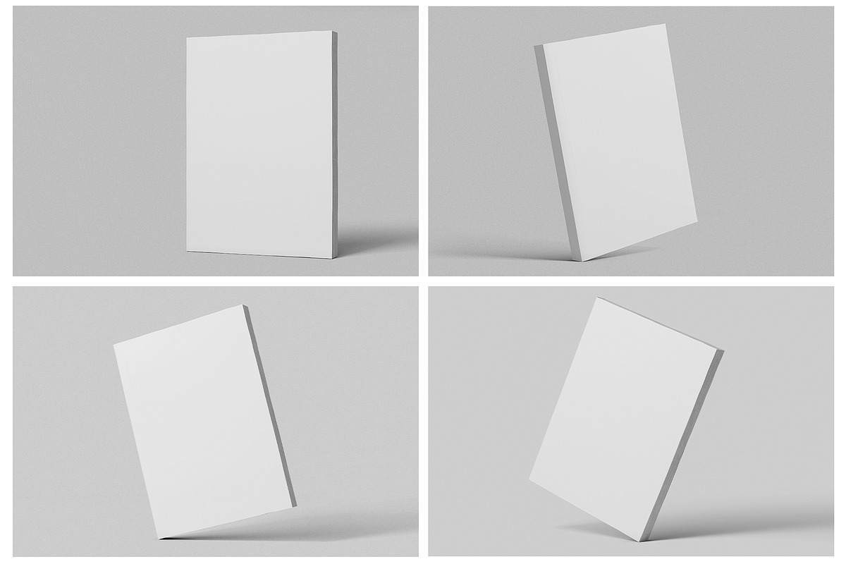 Softcover A5 Book PSD Mockup Set, a Mockup by Remnand Studio (Photo 9 of 10)