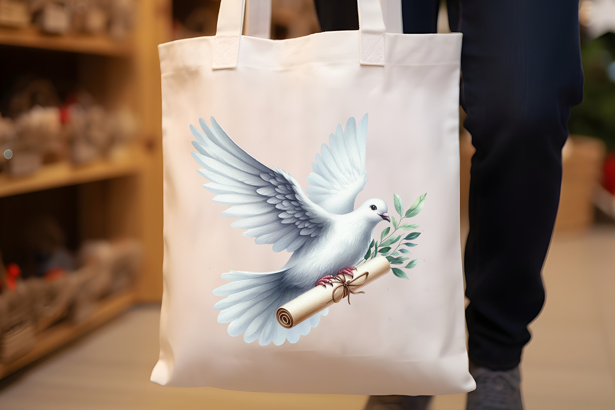 Summer Wedding Doves Clipart, an Illustration by Rose Art (Photo 6 of 7)