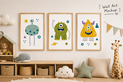 Cute Doodle Monsters, a Seasonal Illustration by Anna Studio (Thumbnail 7 of 11)